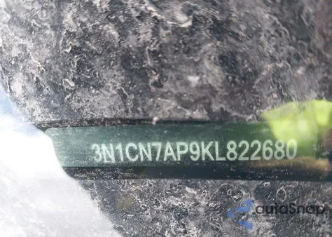 2019 Nissan Versa 1.6 S+ из США, поврежденный, VIN 3N1CN7AP9KL822680